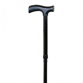 Bastón de Aluminio Plegable y Ajustable-Negro