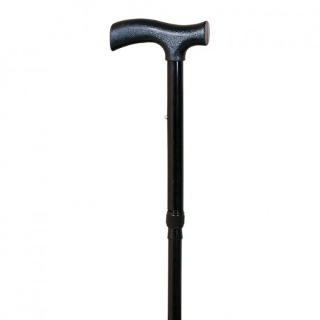 Bastón de Aluminio Plegable y Ajustable-Negro