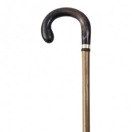 Bastón Curvo de Bambú con Empuñadura de madera haya