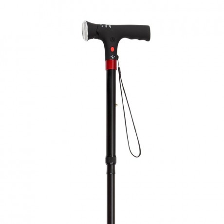 Bastón Extensible con luz y alarma