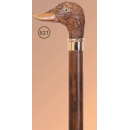 Bastón haya con puño pato imitación madera