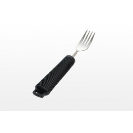 Tenedor acero inoxidable con mango de plástico