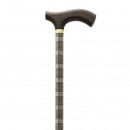 Bastón Extensible Cuadros Mate y Puño de Madera