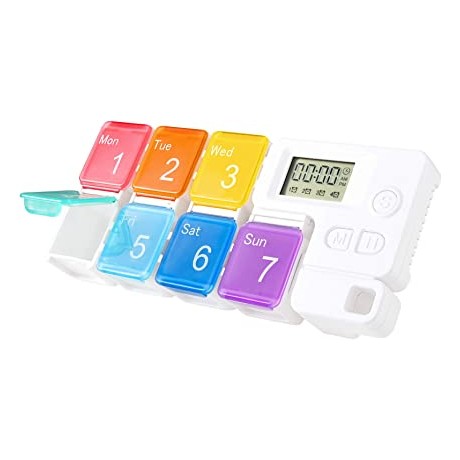 Pastillero Semanal con Alarma