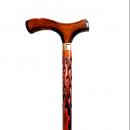 Bastón Tallado Café