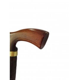 Bastón de madera haya con detalle en empuñadura